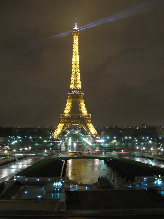 Eiffel Tower by night