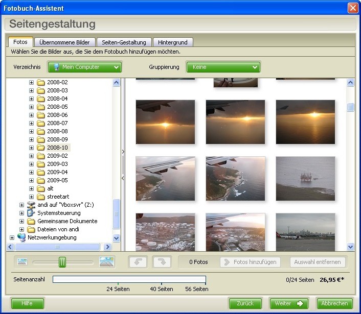 FujiDirekt Software - Wizard - Photo Selection