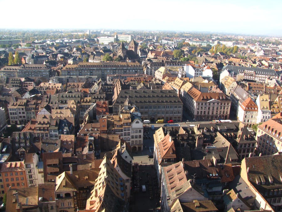 View over Strasbourg