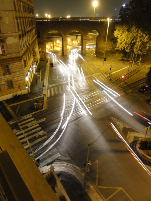 View from our Hotel Roof at Porta Maggiore