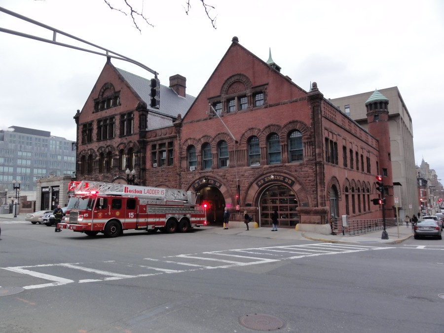 Boston Firebrigade in Back Bay