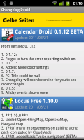 Changelog Droid